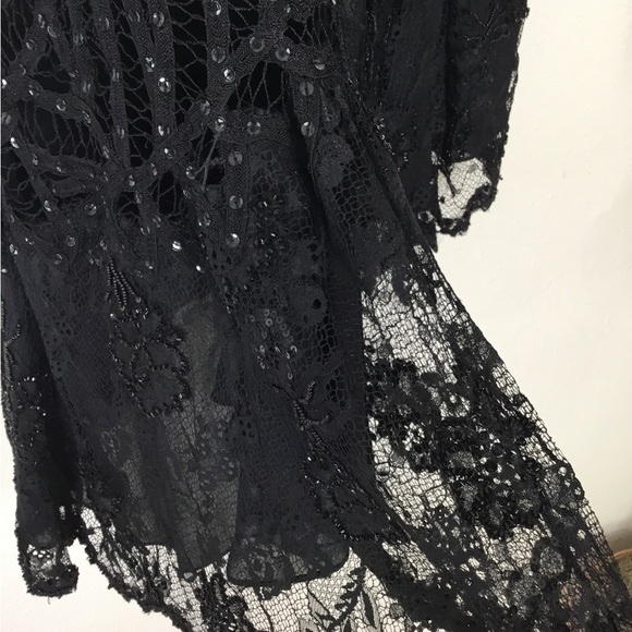 Basix II Sequin Asymmetrical Dress - Picture 6 of 7